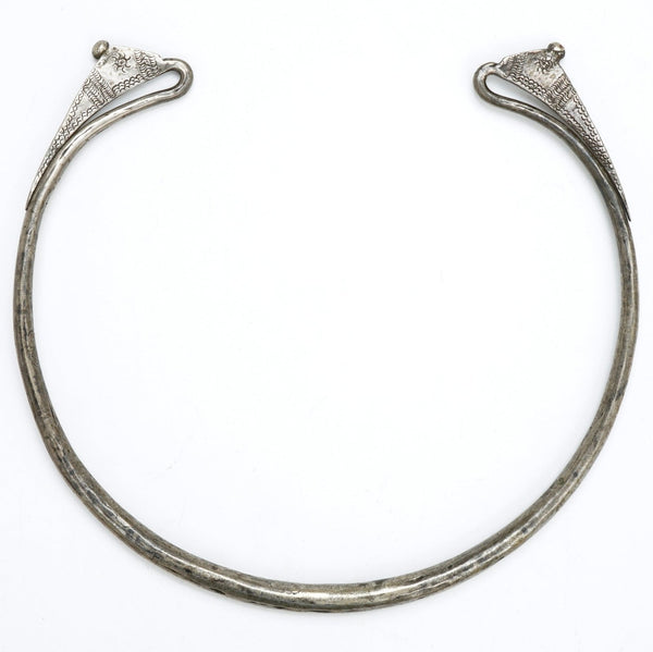 Antique Silver breast plate, Turkmen, 21 cm diameter